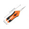 2x Pflanzenschere Gartenschere Astschere Pflanzen Curved-Blade und Straight Gartenschere Trimmen Ernte Scharfer Trimmer mit Schloss Entwurf